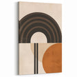 Eclectic Boho Decor Canvas | Bohemian Wall Art | Geometric Arch Design