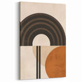 Eclectic Boho Decor Canvas | Bohemian Wall Art | Geometric Arch Design