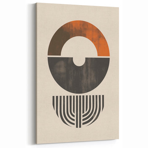 Boho Chic Wall Art | Artistic Bohemian Style | Geometric Circle Design