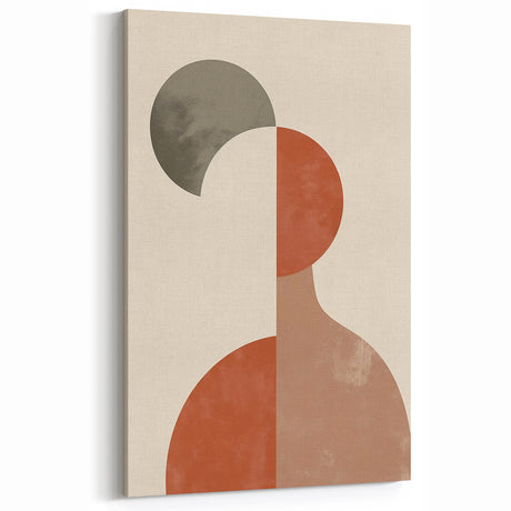 Bohemian Wall Art | Eclectic Boho Decor Canvas | Minimalist Artistic Print