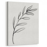 Bohemian Wall Art | Minimalist Botanical Line Drawing | Nature-Inspired Decor