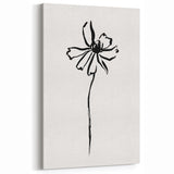 Bohemian Wall Art | Minimalist Floral Line Drawing | Nature-Inspired Art