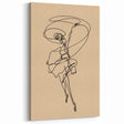 Bohemian Wall Art | Dynamic Dancer Line Drawing | Minimalist Art Print
