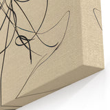Bohemian Wall Art | Flowing Dancer Line Drawing | Elegant Minimalist Print