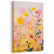 Maximalist Wall Art - Bold Floral Field with Vibrant Spring Colors