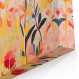 Maximalist Wall Art - Bold Floral Field with Vibrant Spring Colors