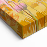 Maximalist Wall Art - Bold Floral Field with Vibrant Spring Colors