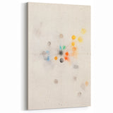 Maximalist Abstract Wall Art - Cosmic Energy in Subtle Hues for Modern Decor