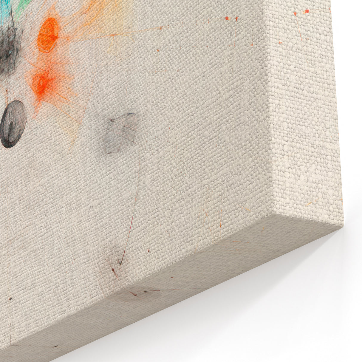 Maximalist Abstract Wall Art - Cosmic Energy in Subtle Hues for Modern Decor