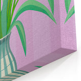 Maximalist Wall Art - Bold Floral Arrangement with Modern Vase Decor
