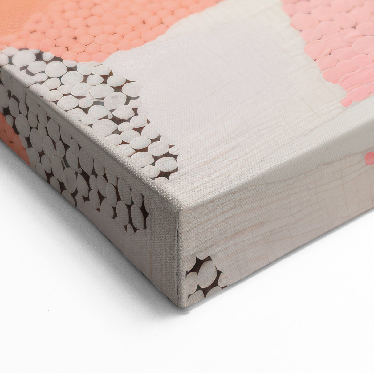 Maximalist Wall Art - Abstract Textured Design with Bold Pink Hues