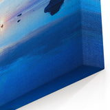 Swedish Landscape Art - Peaceful Sunset Over Calm Waters