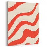 Electric Wall Art - Bold Abstract Waves Painting - Modern Electric Decor