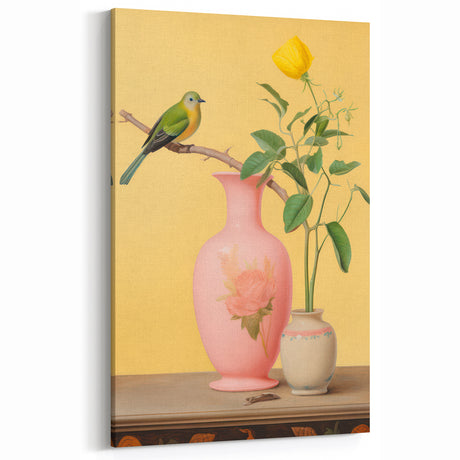 Maximalist Wall Art – Eclectic Bird and Floral Decor for Bold Style