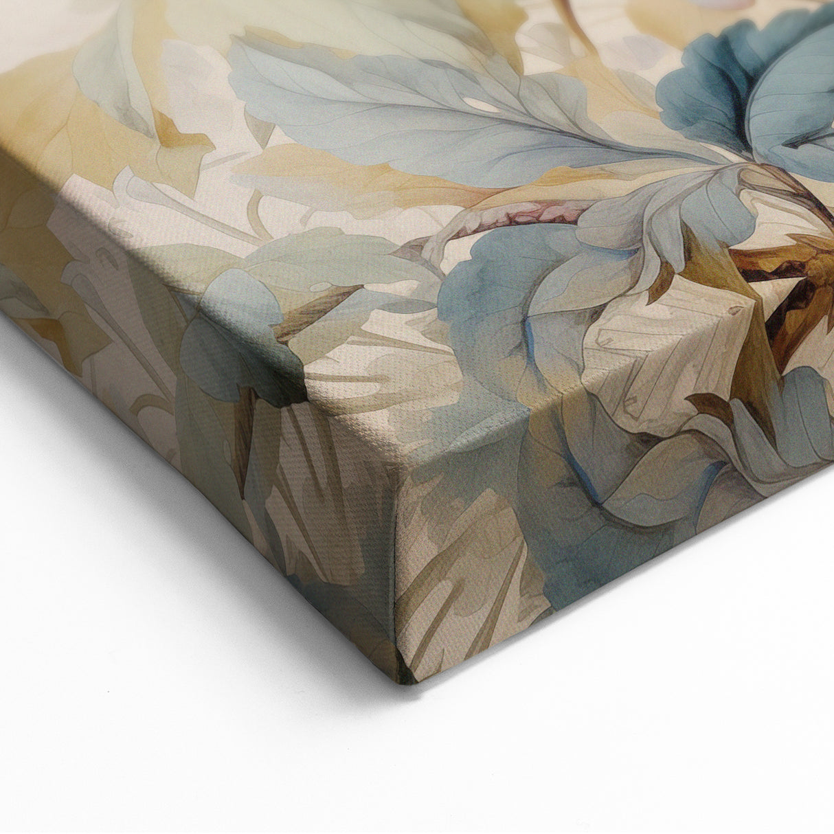 Electric Wall Art - Elegant Floral Painting with Typography - Modern Decor