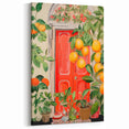 Maximalist Wall Art – Eclectic Doorway with Citrus Decor for Bold Style