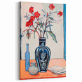 Maximalist Wall Art – Eclectic Floral Still Life with Bold Colors