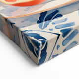 Maximalist Wall Art – Elegant Still Life with Citrus and Blue Decor