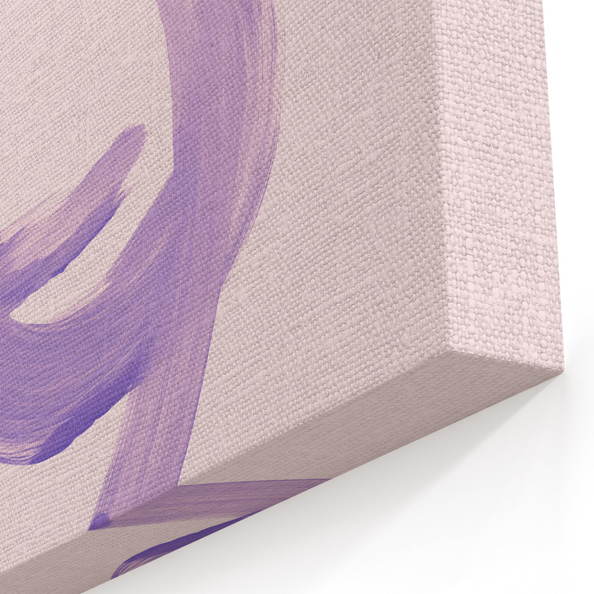 Electric Wall Art – Soft Lavender Brushstroke Modern Electric Decor Art