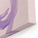 Electric Wall Art – Soft Lavender Brushstroke Modern Electric Decor Art