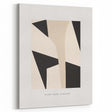 Electric Wall Art – Abstract Monochrome Shapes Modern Electric Decor Art