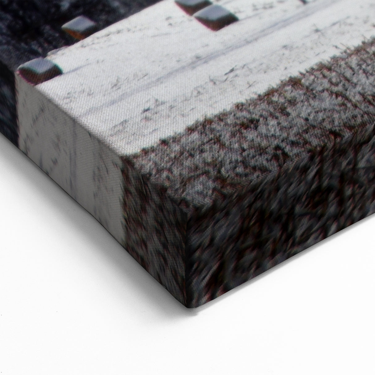 Scenic Stockholm Winter Barn - Red Barn Stockholm Wall Art Print