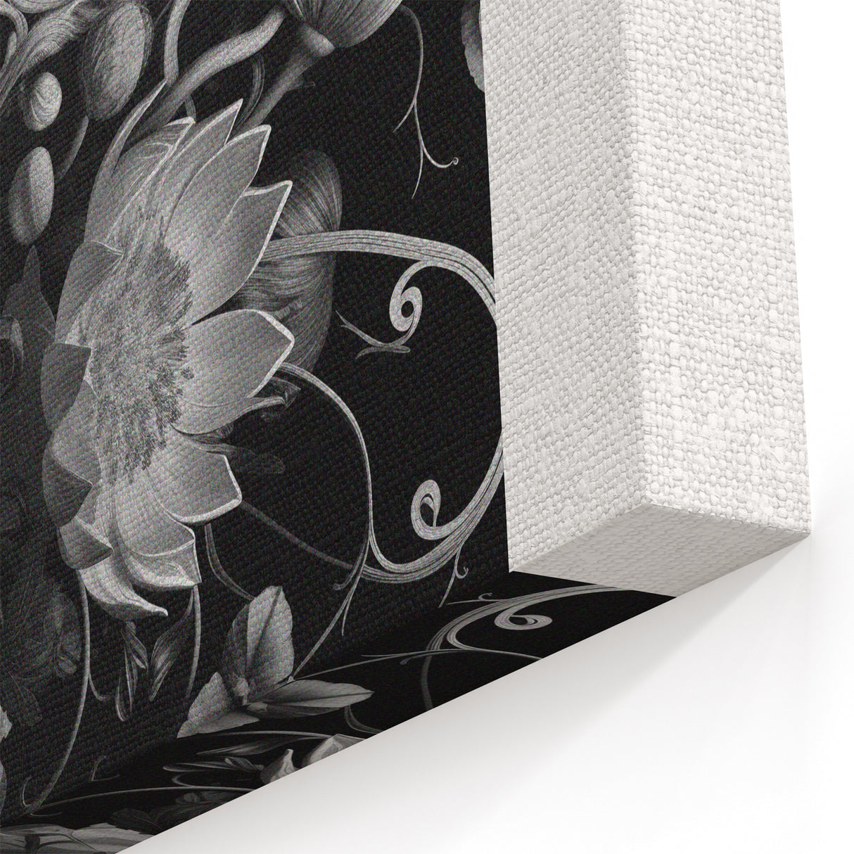 Electric Wall Art – Botanical Garden Black and White Modern Electric Decor