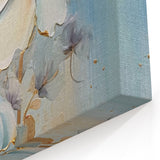 Chic Floral Glam Wall Art - Sophisticated Luxury Decor for Elegant Homes