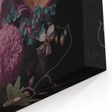 Electric Wall Art – Dark Moody Floral Arrangement Modern Electric Decor