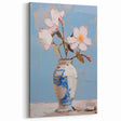 Maximalist Wall Art – Elegant Floral Still Life in Blue and White Vase