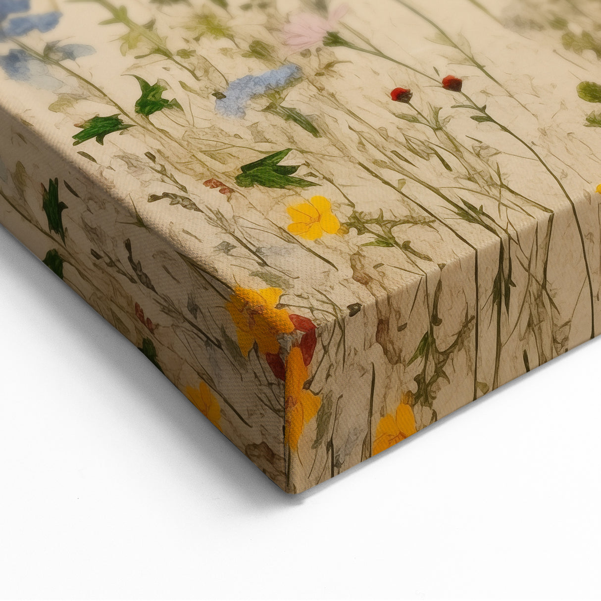 Electric Wall Art | Vibrant Wildflower Electric Canvas for Modern Decor