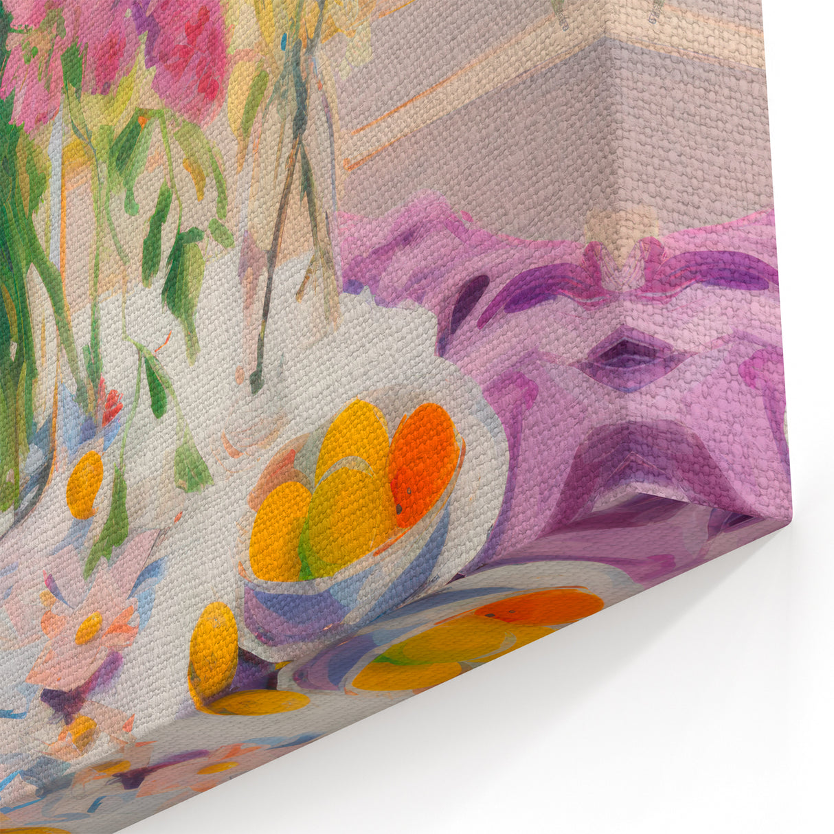 Maximalist Wall Art - Eclectic Floral Print for Bold, Vibrant Home Decor