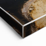 Rustic Log Close-Up Wall Art – Textured Firewood for Farmhouse Decor