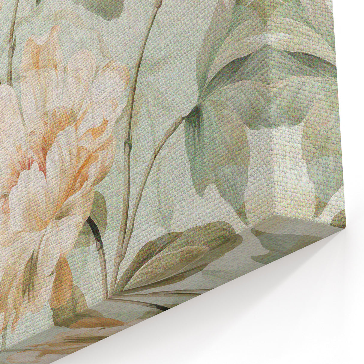 Electric Wall Art | Soft Floral Electric Canvas for Modern Interiors