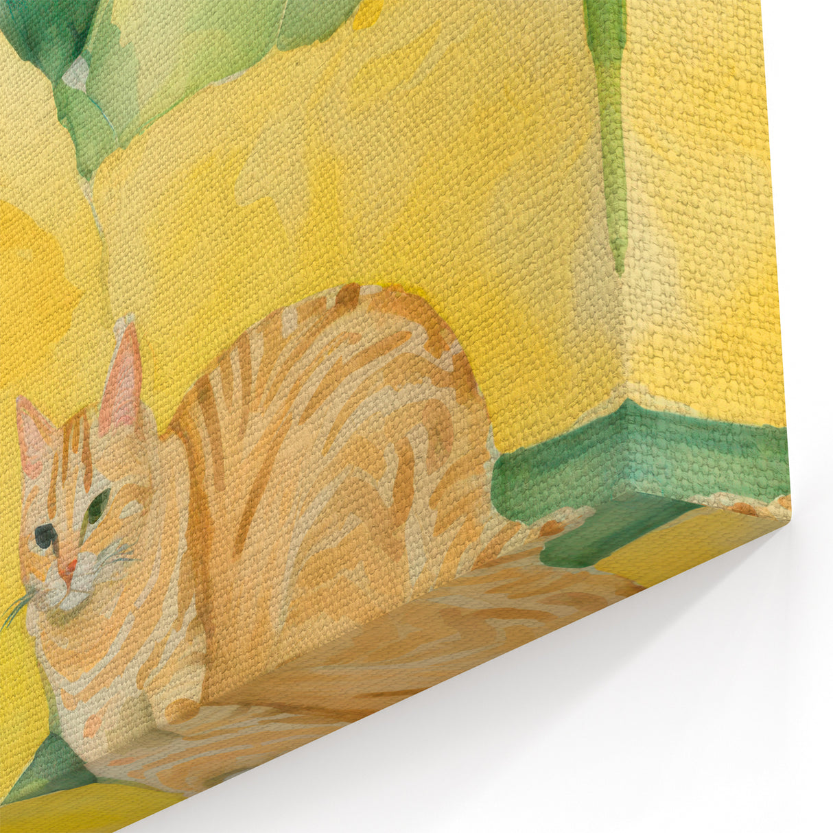 Maximalist Wall Art - Whimsical Cat on Sofa Print for Eclectic Decor
