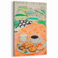 Maximalist Wall Art - Bold Breakfast in Bed Print for Eclectic Decor
