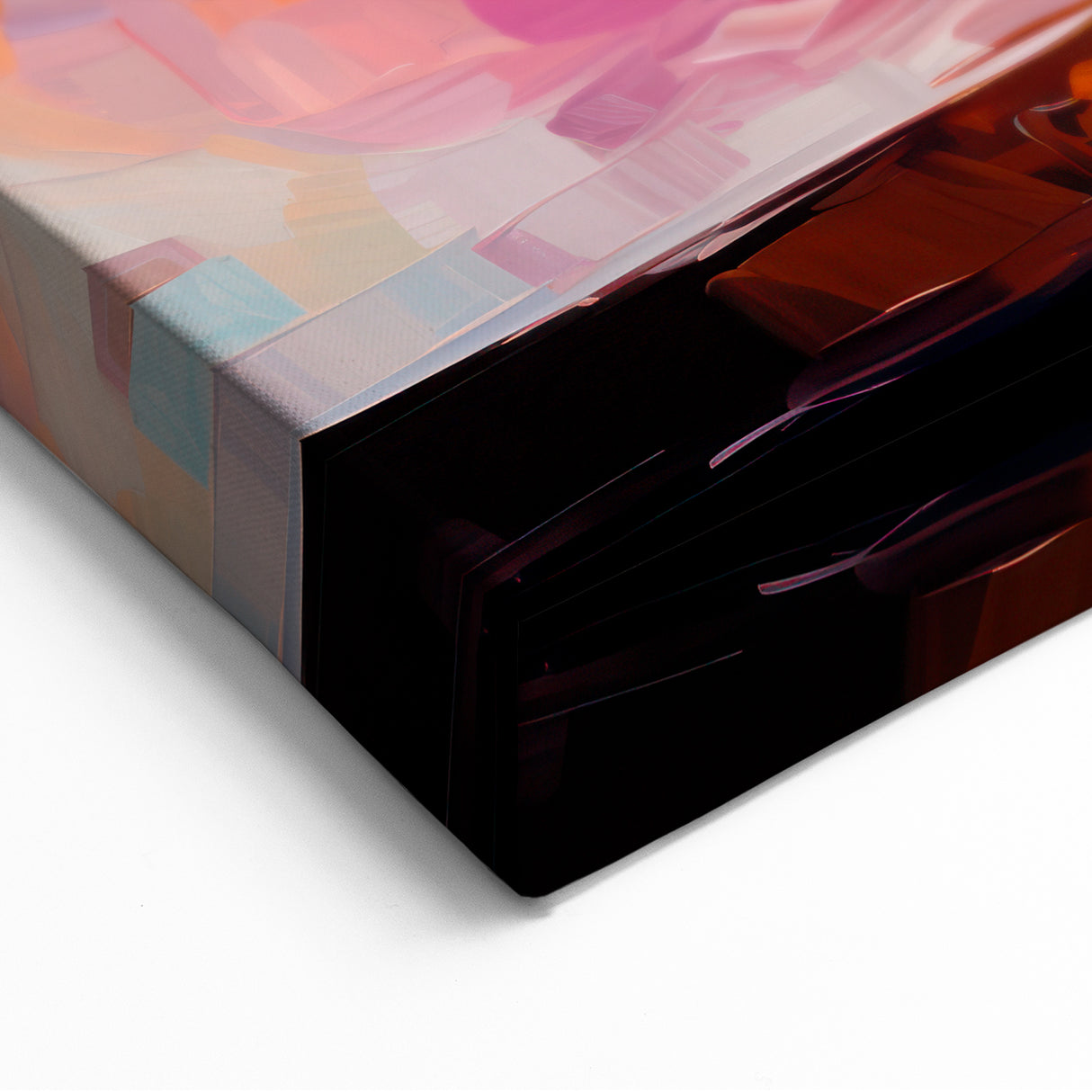 Maximalist Wall Art - Bold Wine and Fruit Print for Eclectic Decor