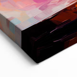 Maximalist Wall Art - Bold Wine and Fruit Print for Eclectic Decor