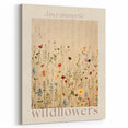 Electric Wall Art | 'Dance Among the Wildflowers' Electric Canvas Decor