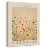 Electric Wall Art | 'Dance Among the Wildflowers' Electric Canvas Decor