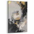 Elegant Black and Gold Abstract Wall Art - Luxury Glam Home Decor