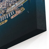 Aerial View of San Diego Skyline – Expansive Coastal Cityscape Wall Art
