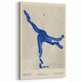 Maximalist Wall Art - Bold Abstract Blue Movement Print for Eclectic Decor