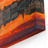 Stockholm Sunset Reflection – Dramatic Sunset Wall Art on Canvas & Prints