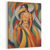 Electric Wall Art: Vibrant Abstract Electric Painting for Modern Decor