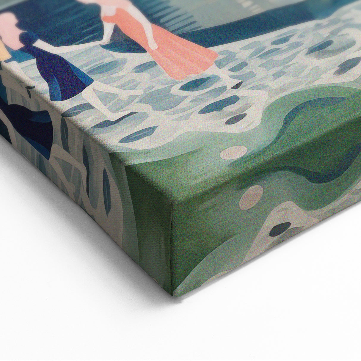 Electric Wall Art: Modern Electric Decor with Dreamy Abstract Landscape