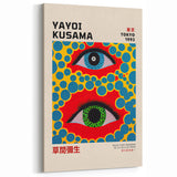 Maximalist Wall Art - Vibrant Eye Design by Yayoi Kusama | Bold Decor