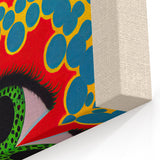 Maximalist Wall Art - Vibrant Eye Design by Yayoi Kusama | Bold Decor