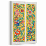 Maximalist Wall Art - Ornate Floral Pattern Design | Bold Home Decor