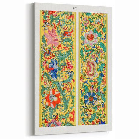 Maximalist Wall Art - Ornate Floral Pattern Design | Bold Home Decor